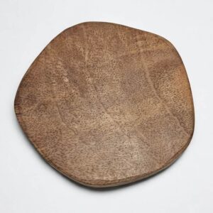 Podstawka pod świecę lub kubek z drewna mango