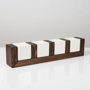 Elegancki zestaw świeczników na tealighty