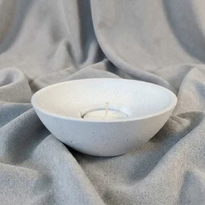 Betonowy świecznik na wkłady tealight