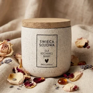 Świeca dla mamy personalizowana