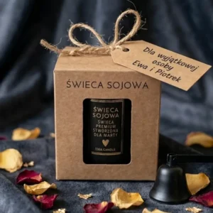 Świeca personalizowana w pudełku prezentowym